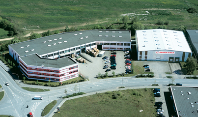 Luftbild Riesch und Held Gebäude